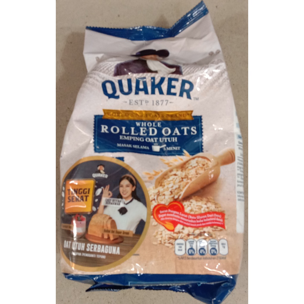 Jual QUAKER ROLLED OATS 800 GR ORIGINAL | Shopee Indonesia