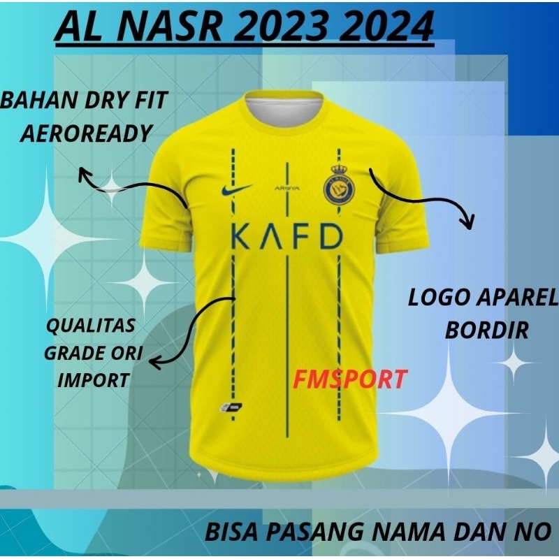 Jual Jersey Bola Al Nassr 2022 2023 Ronaldo Grade Ori Import Thailand