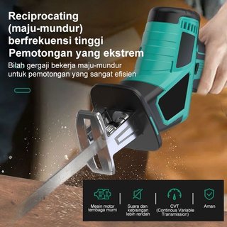Jual Reaim Chainsaw Gergaji Rantai Gergaji Elektrik Mini Portable ...
