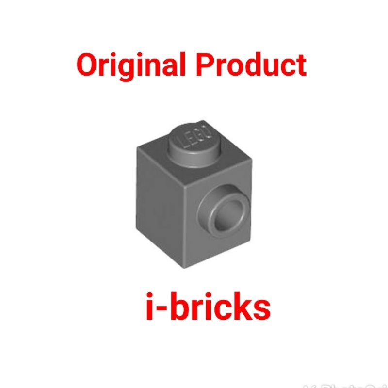 Jual LEGO Parts 4558955 Brick 1x1 with 1 Knob DBG Dark Bluish Grey Shopee Indonesia