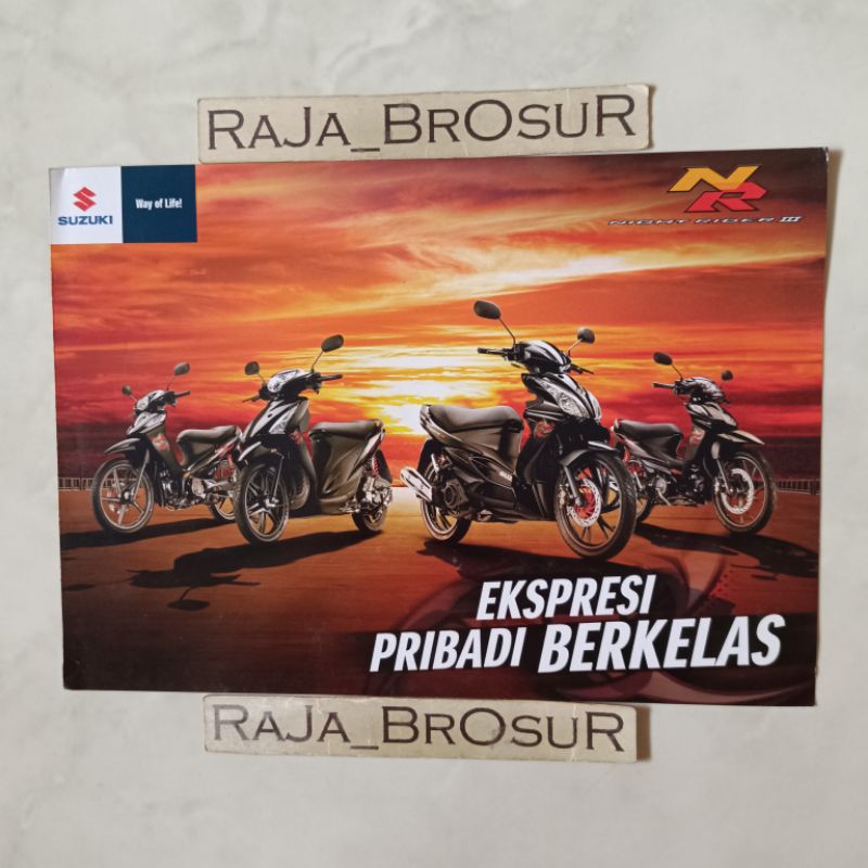 Jual Poster brosur katalog leaflet Suzuki Skywave/Spin/Shogun/Smash ...