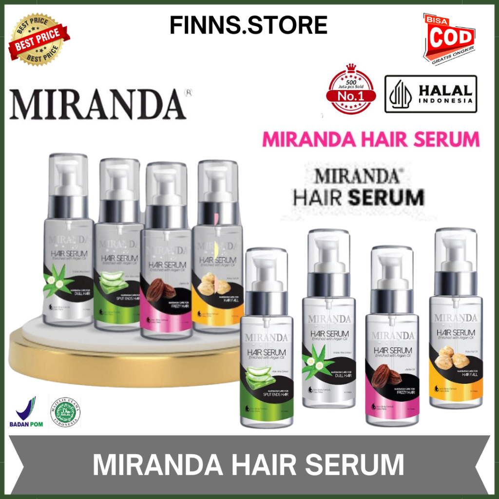 Jual 𝐅𝐈𝐍𝐍𝐒 𝐒𝐓𝐎𝐑𝐄 - Hair Serum Miranda / Vitamin Rambut / Serum Rambut ...
