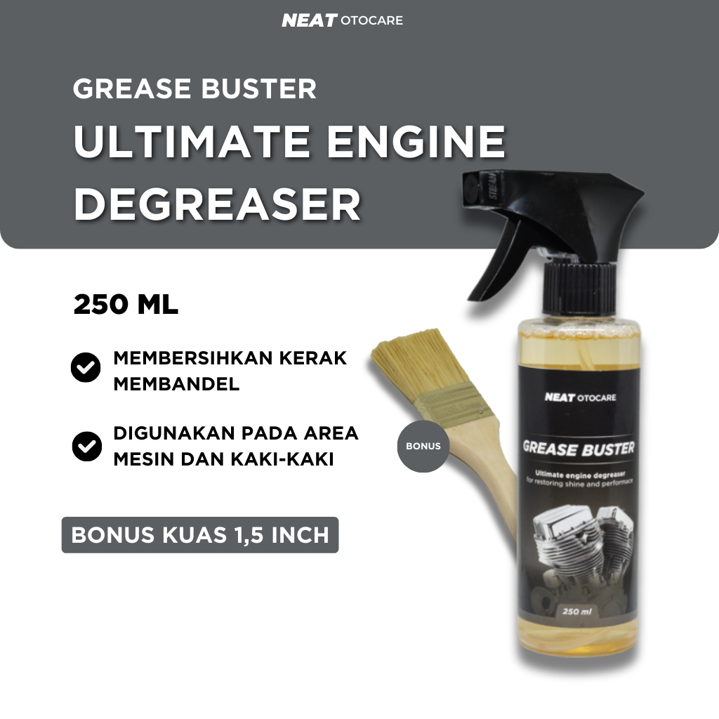 Jual GREASE BUSTER | Ultimate Engine Degreaser 250 ML | Shopee Indonesia