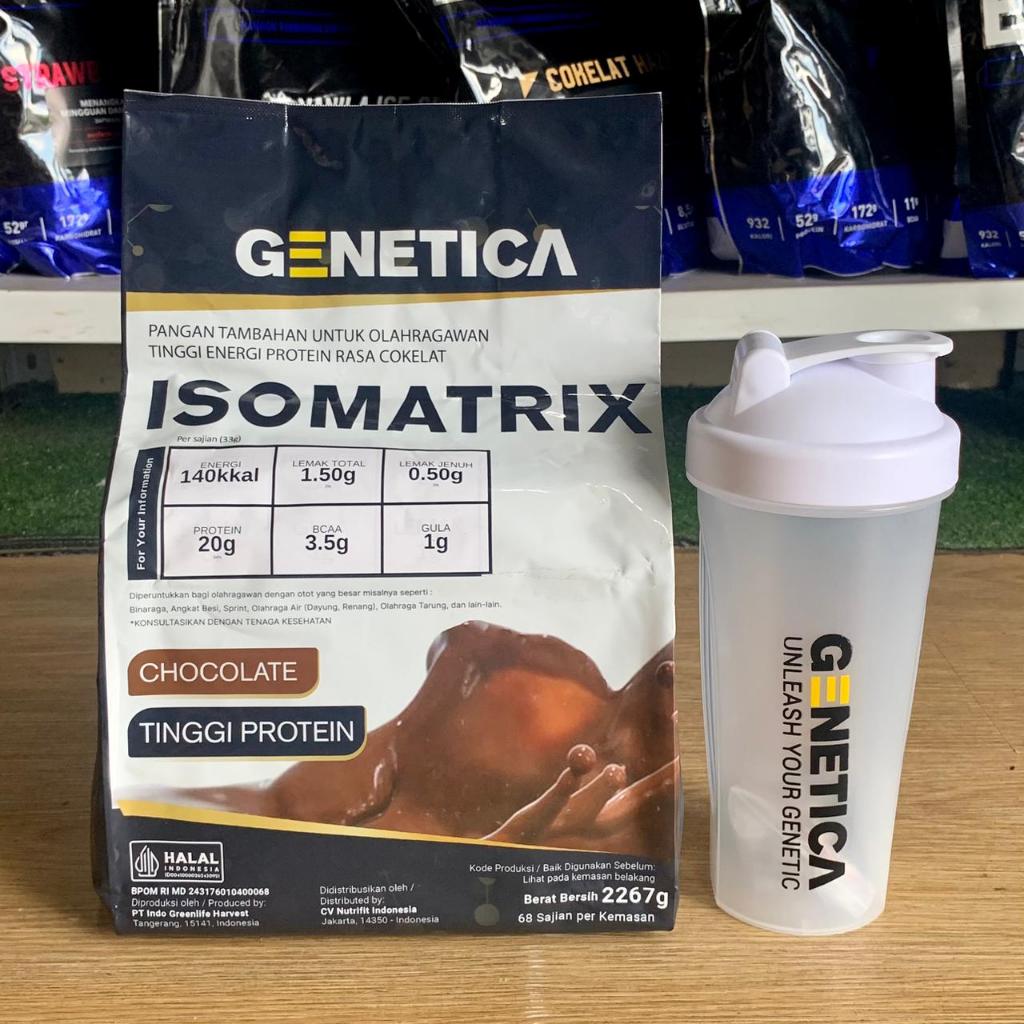 Jual Genetica Isomatrix 5 lb iso Matrix 2267 gr soy pea isolate whey ...
