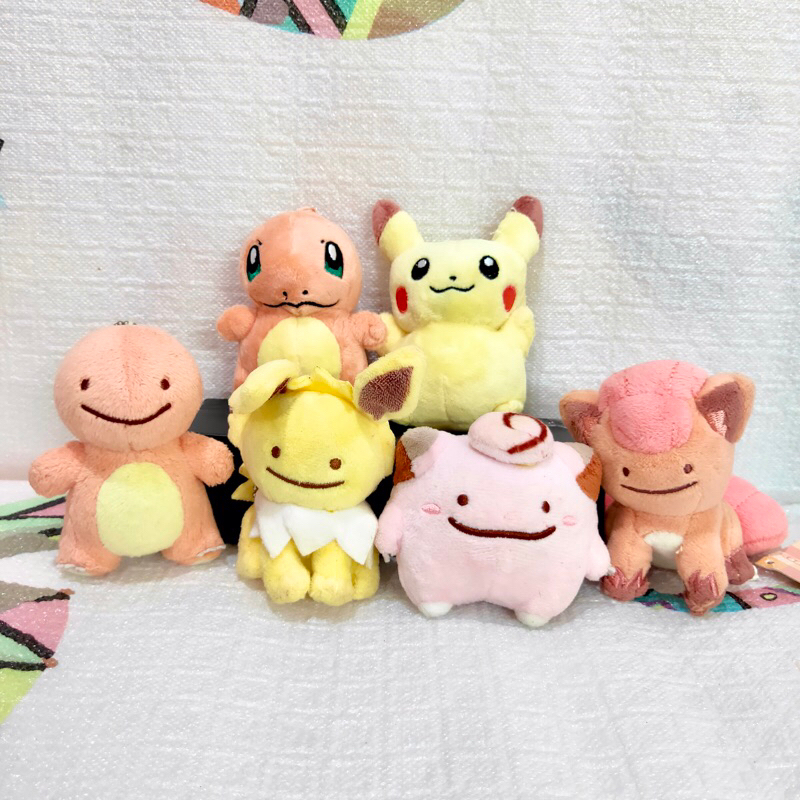 Jual Pokemon Center Transform Ditto Keychain Doll Plush Henshin Metamon ...