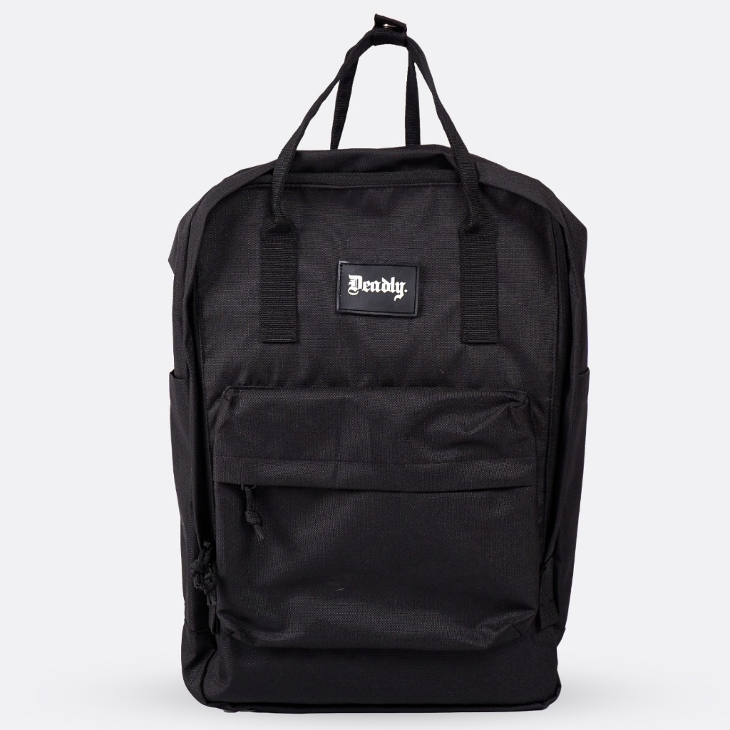 Jual Backpack Totebag Slingbag Black Gowther - Deadly | Shopee Indonesia