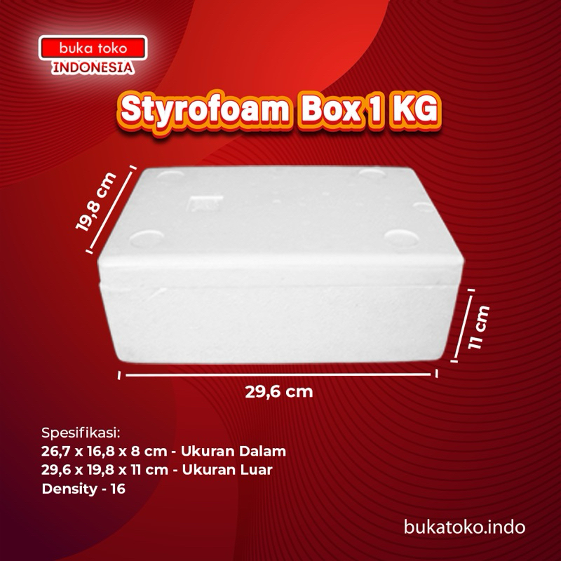 Jual Styrofoam Box Kg X X Box Kecil Murah Shopee