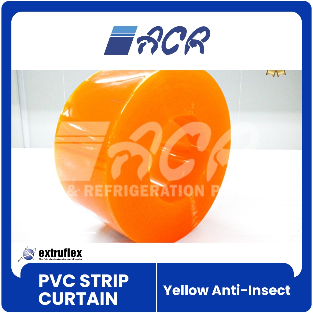 Jual PVC Curtain/ Tirai PVC Yellow Anti-Insect 30cmx3mm per meter ...