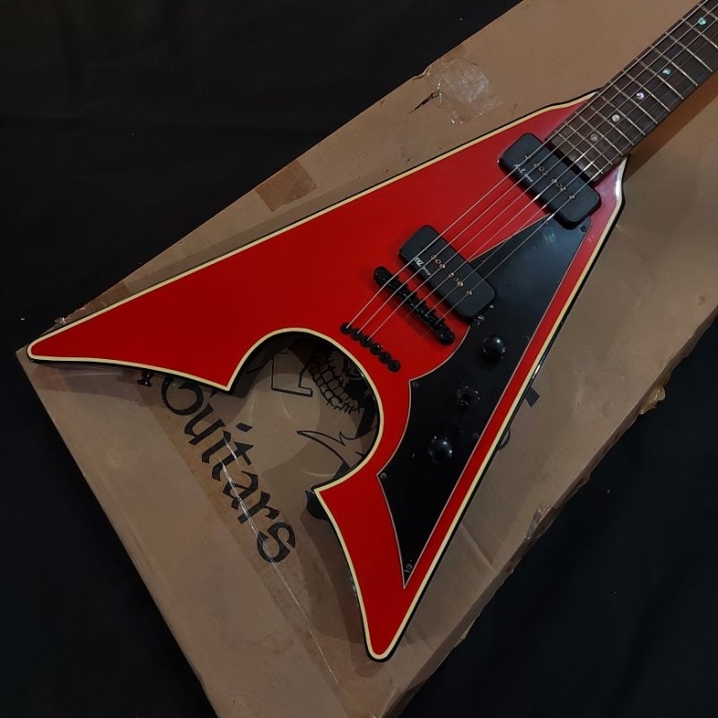 Jual Gitar AXL Mayhem Jacknife Flying V | Shopee Indonesia