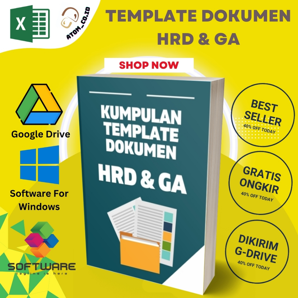 Jual TEMPLATE HRD GA Divisi Department Human Resource Development ...