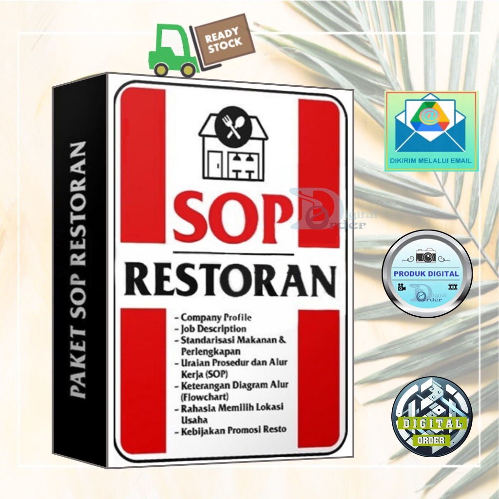 Jual Paket SOP RESTORAN - Standar Operasional Prosedur Usaha Restaurant ...