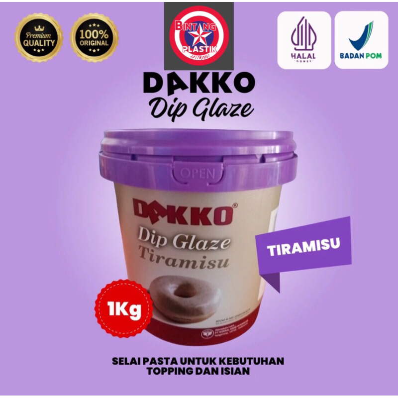 Jual TOP BRAND! DAKKO Dip Glaze Cokelat / Taro / Tiramisu / Green Tea ...