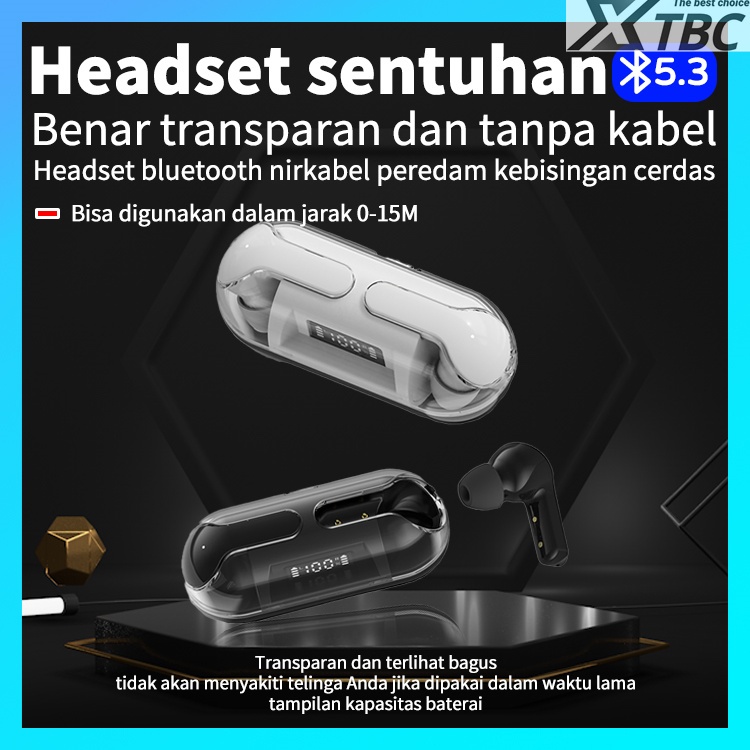 Jual XTBC Headset Bluetooth Nirkabel Sejati, Smart Noise Cancelling ...