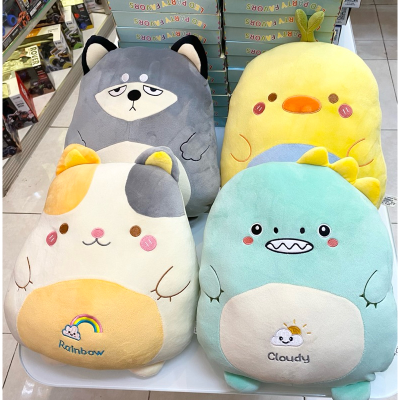 Jual boneka bantal pillow karakter bebek dinosaurus beruang bear rubah ...