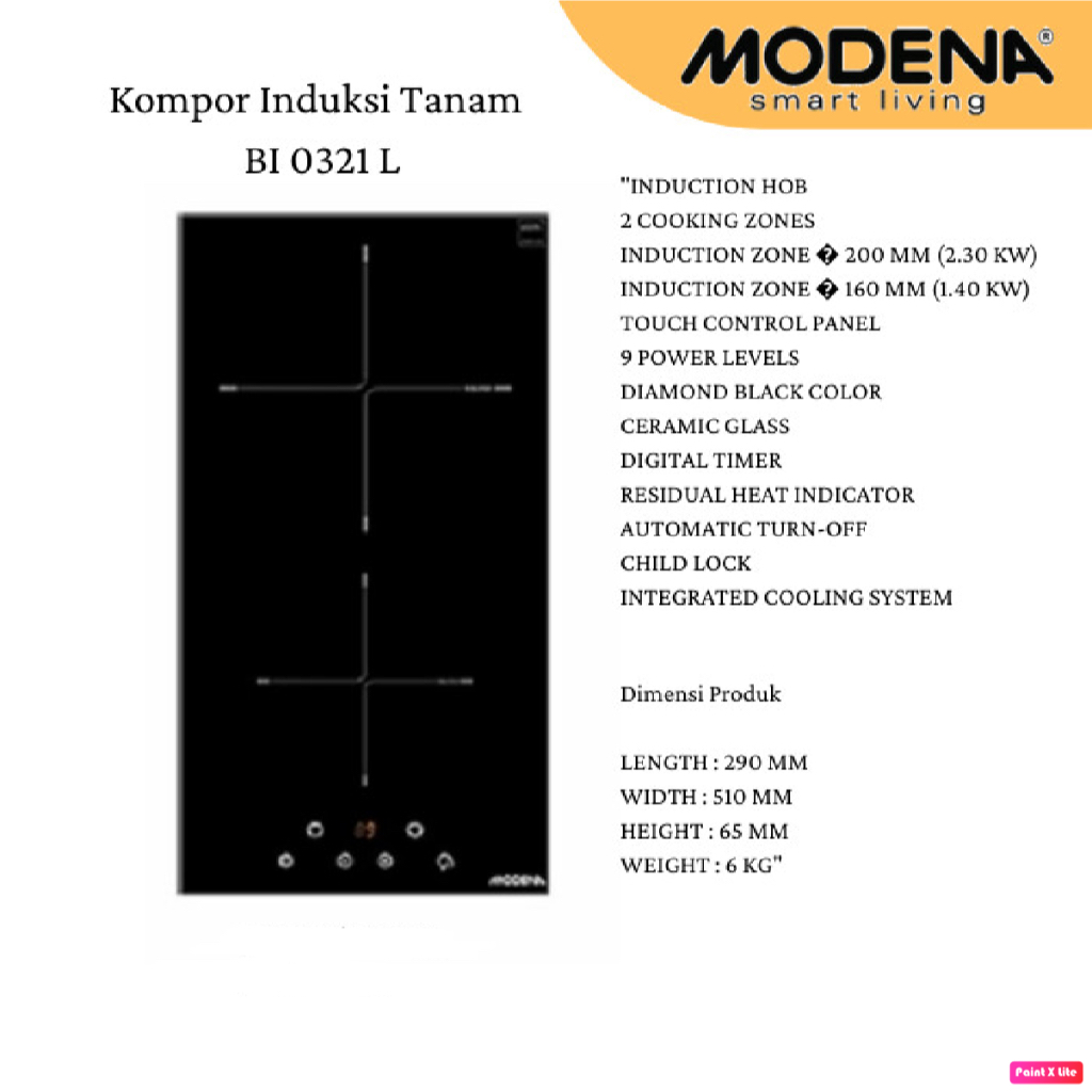 Jual Modena Kompor Tanam Listrik Induksi Bi L Shopee Indonesia