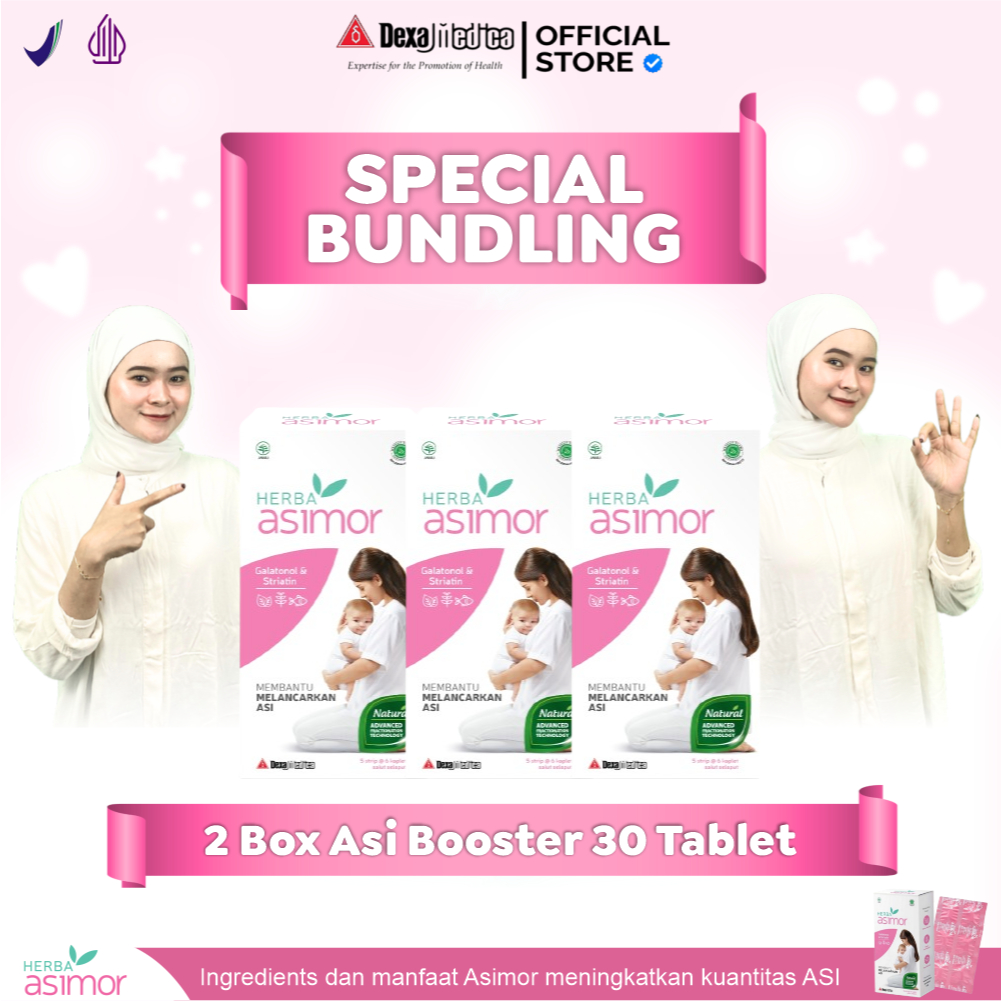 Jual [PAKET 3 BOX] Pelancar Asi - Herba Asimor Asi Booster - 5 Strip ...