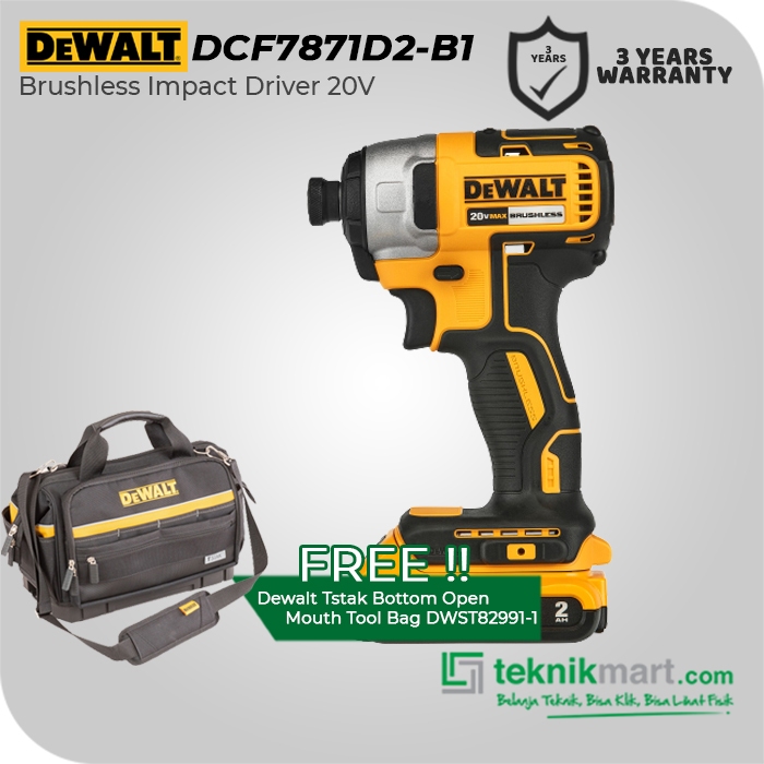 Jual Dewalt Brushless Impact Driver Obeng Impact Baterai 20V