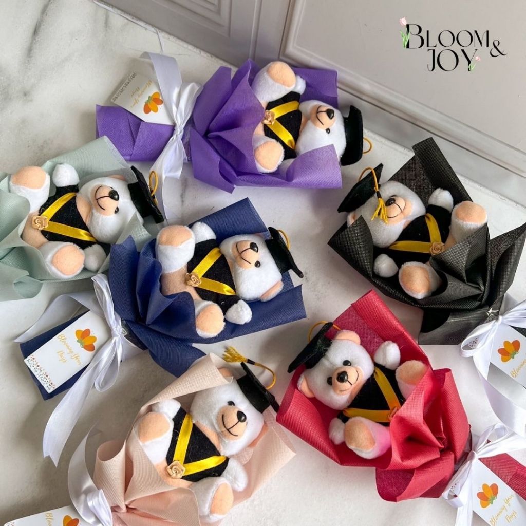 Jual Buket Boneka Wisuda free kartu ucapan ready stok kado wisuda kado ...