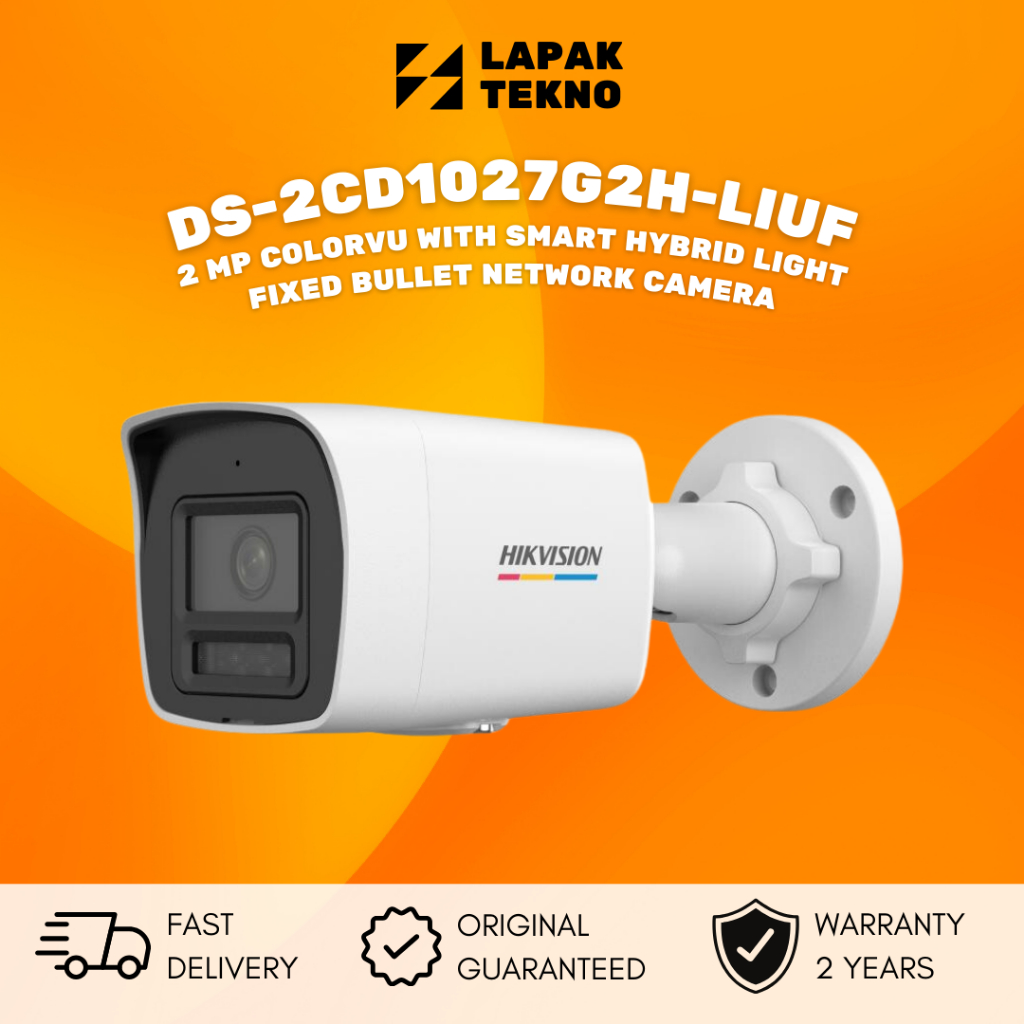 Jual HIKVISION DS-2CD1027G2H-LIUF 2MP COLORVU HYBRID LIGHT BULLET IP ...