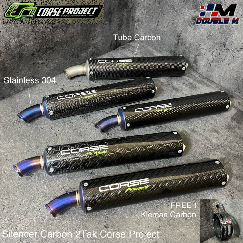 Jual Silencer Selencer Knalpot Corse Project Carbon Karbon Ninja Rr R