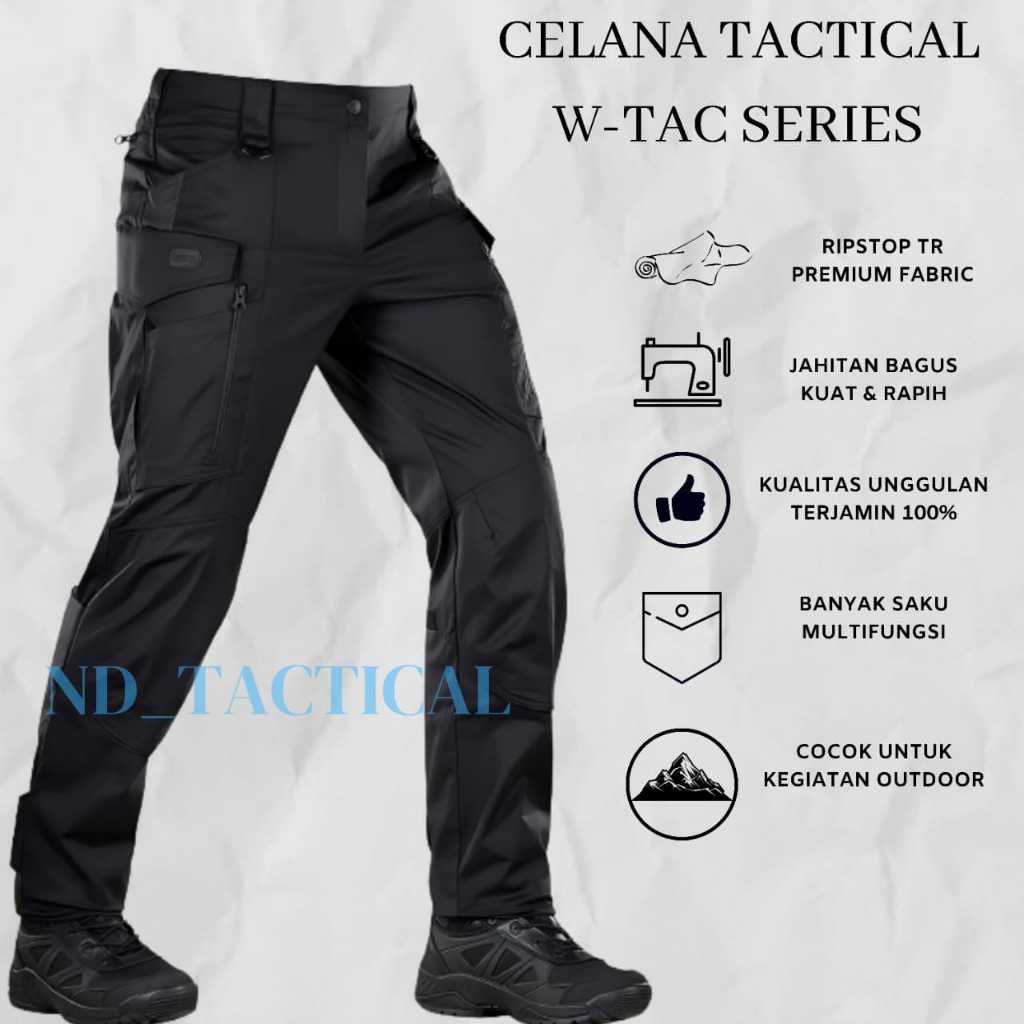 Jual Celana Panjang Tactical WTAC PDL Outdoor Lapangan Pria Cargo Pants ...