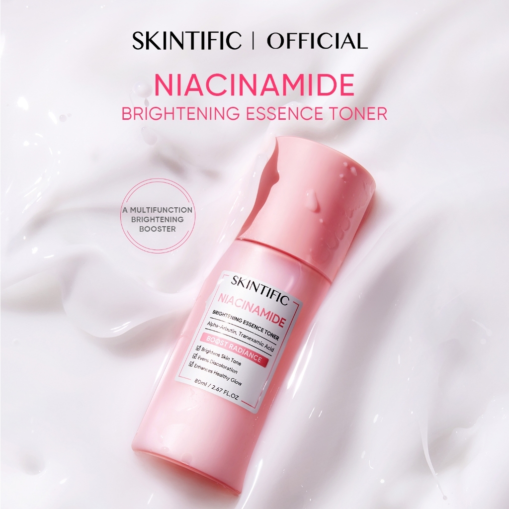 Jual SKINTIFIC Niacinamide Brightening Essence Toner 80ml Glowing Brightenin Toner