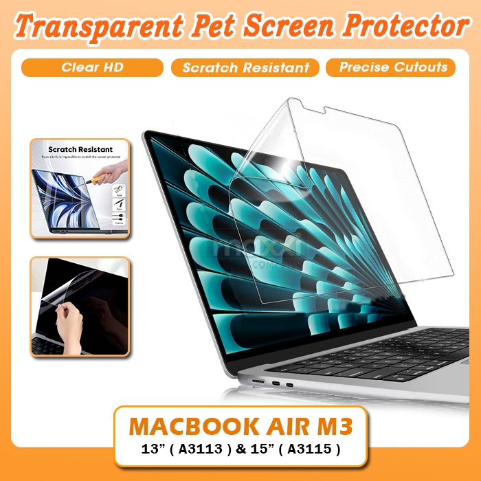 Jual Macbook Air 13 13,6 15 15,3 Inci M3 Chip 2024 A3113 A3114 Screen ...