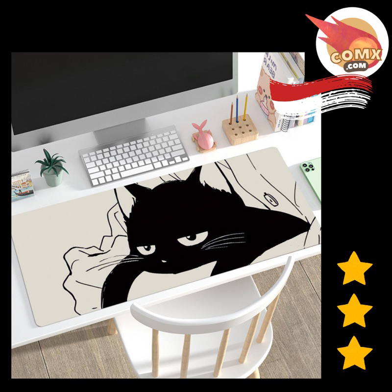 Jual COMX Premium Mouse Pad Gaming 80x30cm ketebalan 3mm Motif Kucing ...
