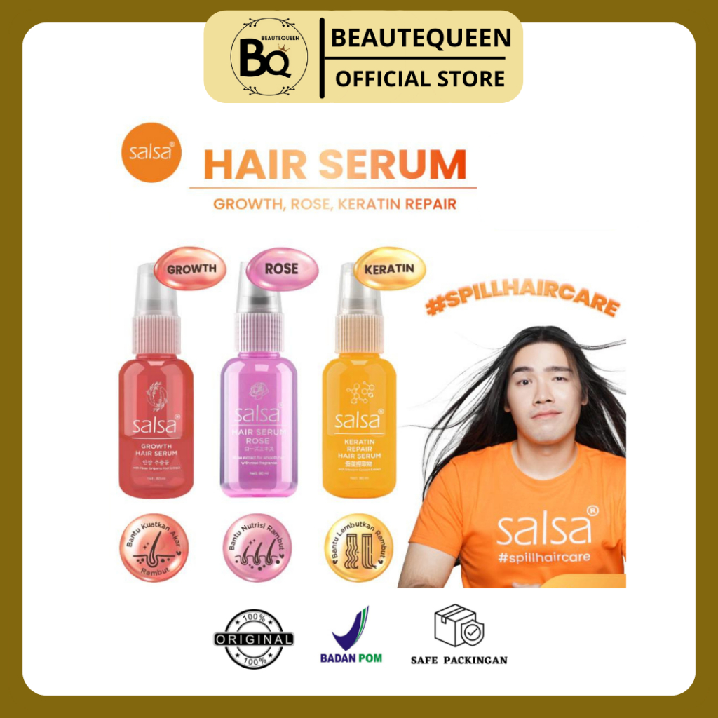 Jual SALSA Hair Serum - Spray Perawatan Rambut Keratin & Growth ...