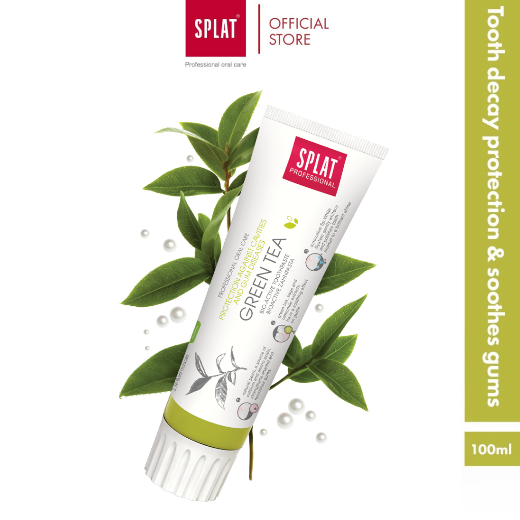 Jual SPLAT Professional Series Green Tea 100ml Toothpaste - Pasta Gigi ...