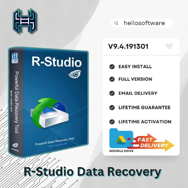 Jual RStudio Data Recovery Network 9.4 Build 191301 Full Version