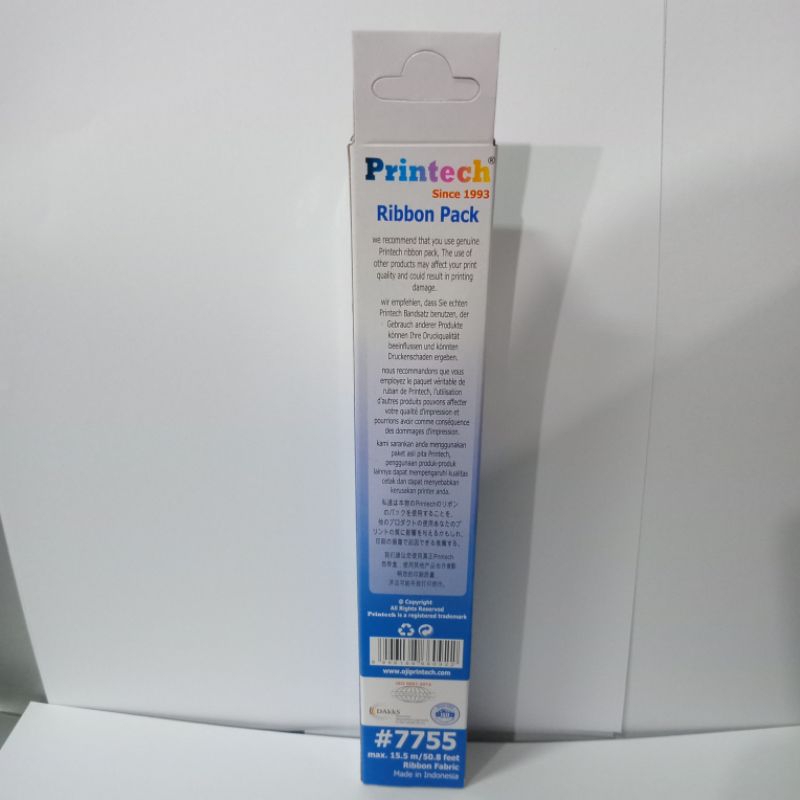 Jual Refill Pita Printer 7755 Printech Ribbon Pack #7755 LQ300 LQ310 ...