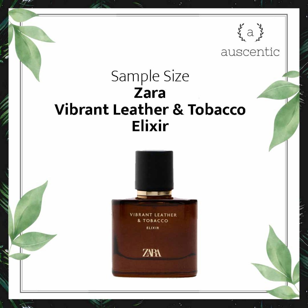 Jual Decant Original Zara Vibrant Leather Tobacco Elixir