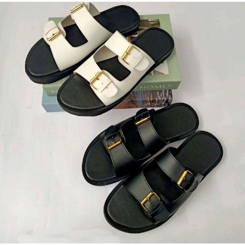 Jual Sandal Selop Wanita Cewek Kekinian Terbaru 2024 Empuk | Shopee