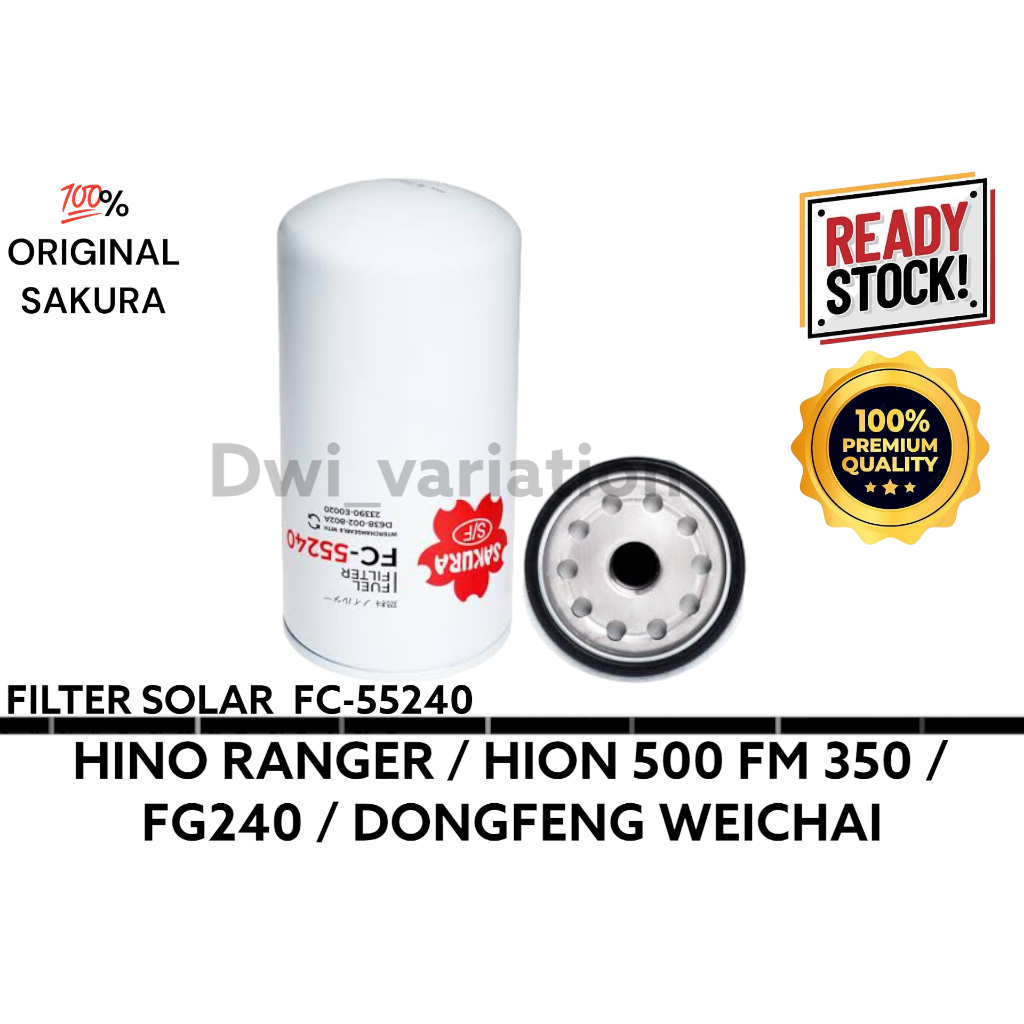 Jual FILTER SOLAR HINO RANGER / HINO 500 FM 350/FG240 / DONGFENG ...