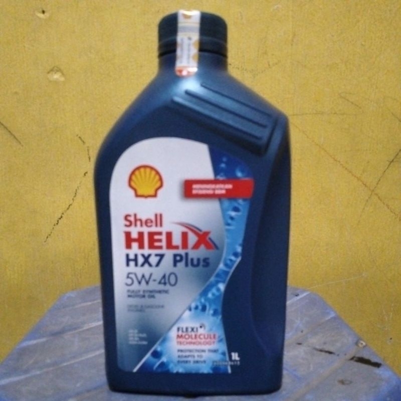 Jual Oli Mobil Shell Helix HX7 PLUS SAE 5W-40 5W40 Botol BARCODE SCAN 1 ...