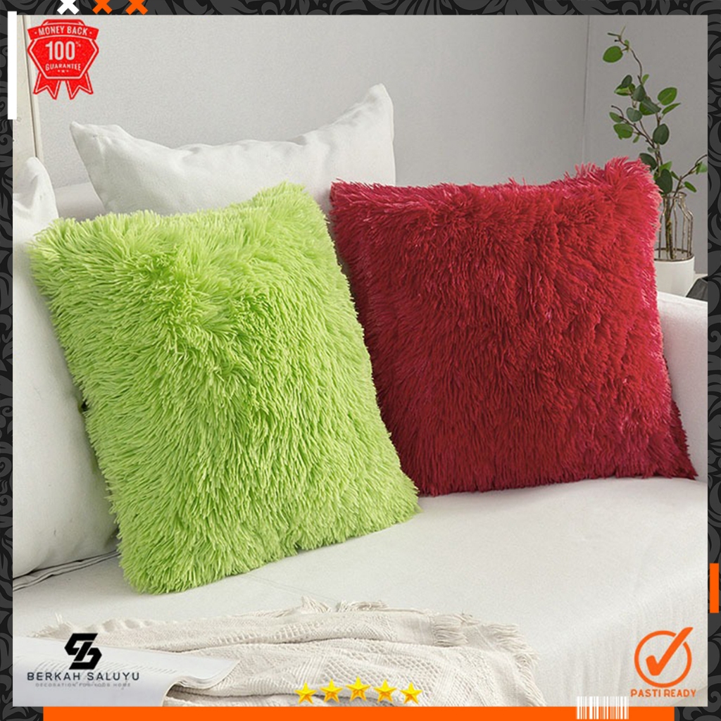 Jual Bantal Bulu Rasfur Polos empuk 40x40cm | Shopee Indonesia