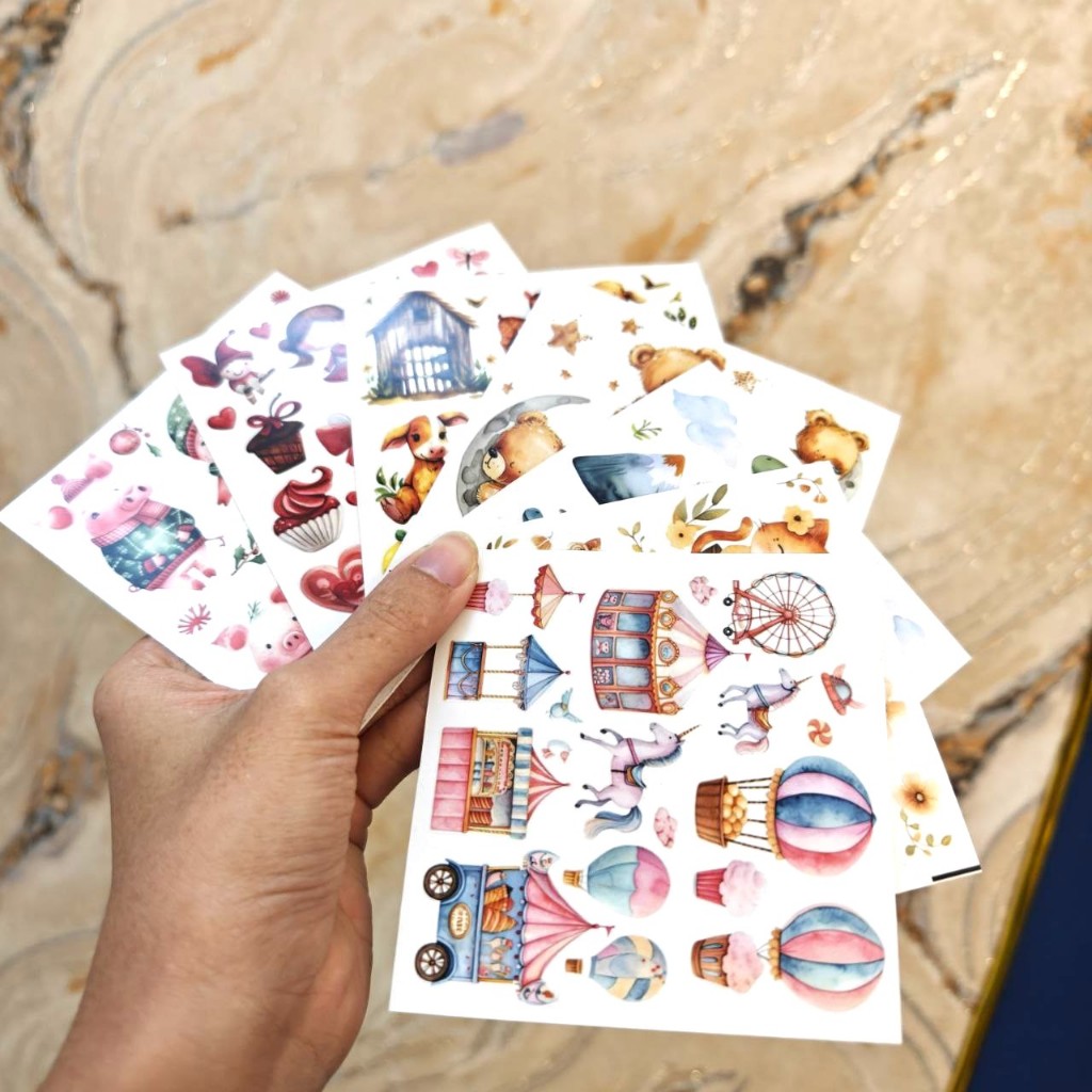 Jual Sticker 2D tempel aesthetic lucu | Shopee Indonesia