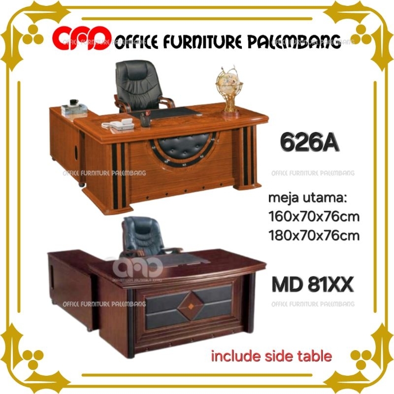 Jual meja kantor import L biro uk160 uk180 meja kerja meja tulis meja ...