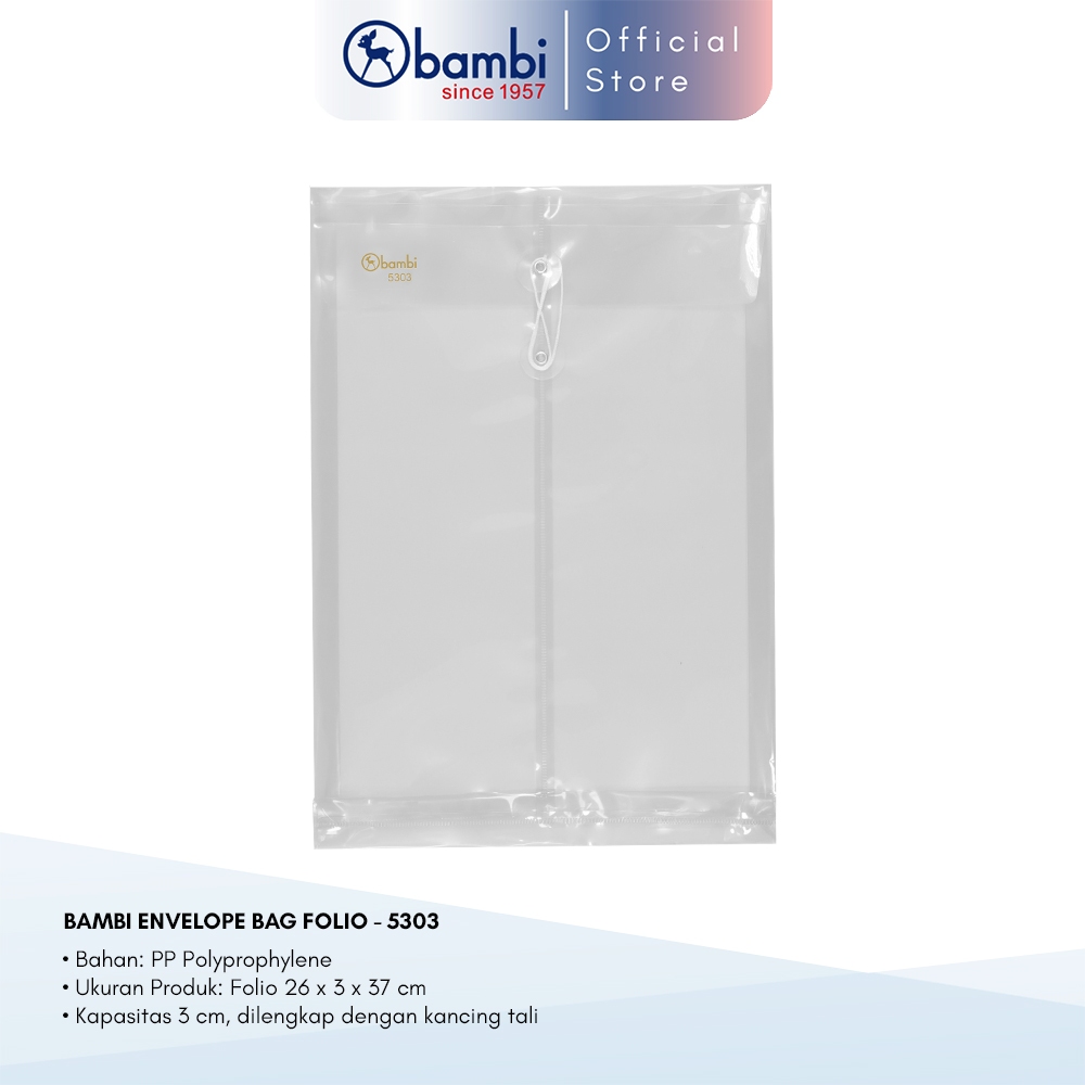 Jual Bambi Map Tali Folio Edisi Envelope Original | Shopee Indonesia
