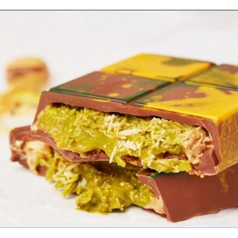 Jual DUPE Coklat Dubai Viral Pistachio Kadayif chocolate cokat dubai