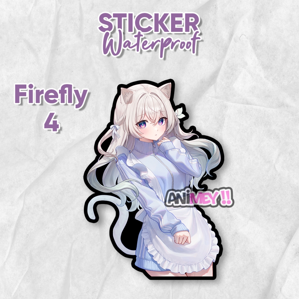 Jual Stiker Firefly Honkai Star Rail / Sticker Anime Waterproof ...