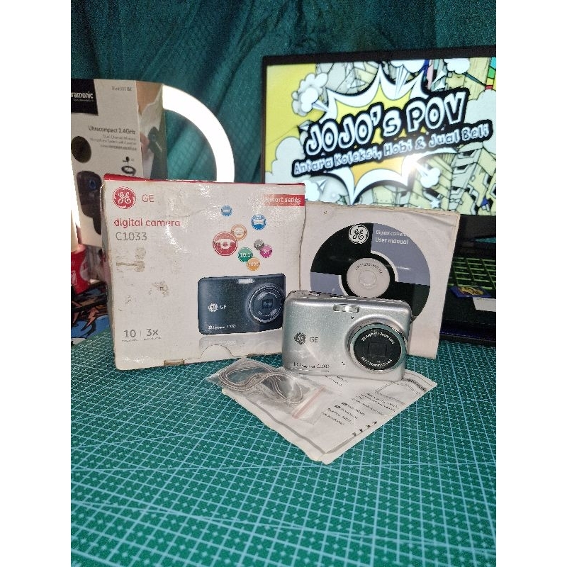 Jual Kamera Digital General Electric (GE) C1033 (Fullset Box Like New