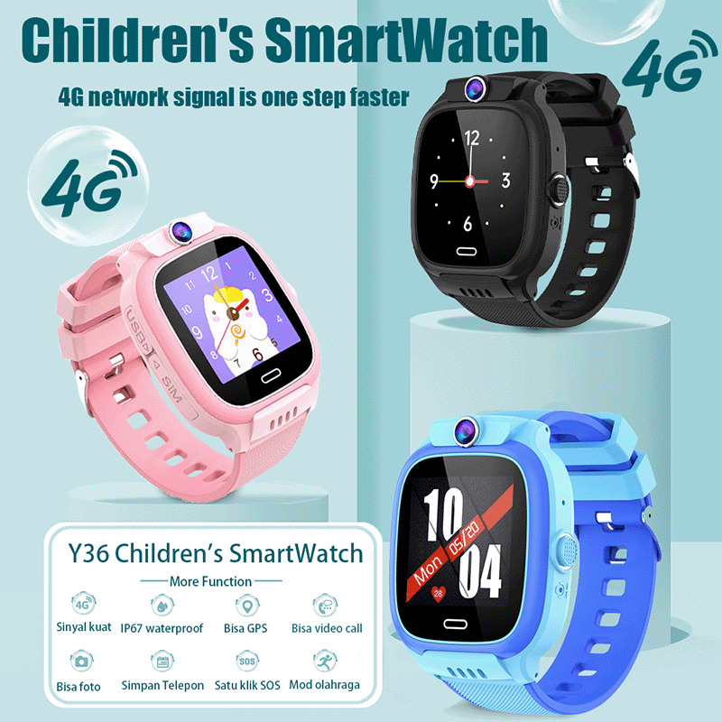 Jual Grownado Jam tangan Smartwatch anak Anti Air IP68 Jam tangan anak ...