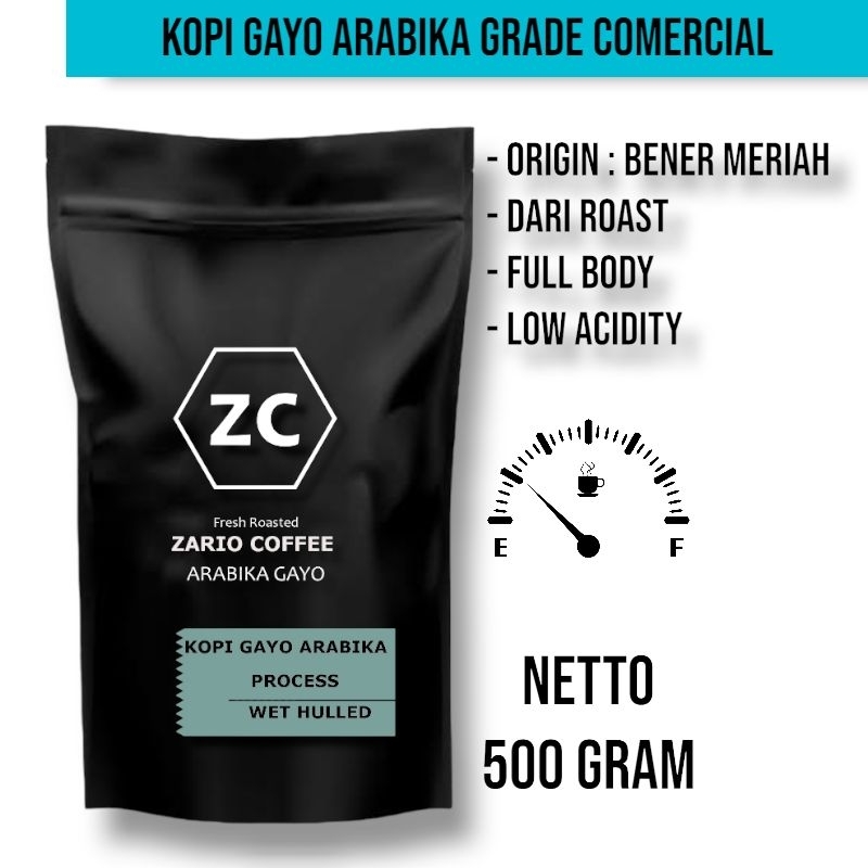 Jual Kopi Gayo Arabika Aceh Bubuk 500 Gram | Komersial Grade | Shopee ...