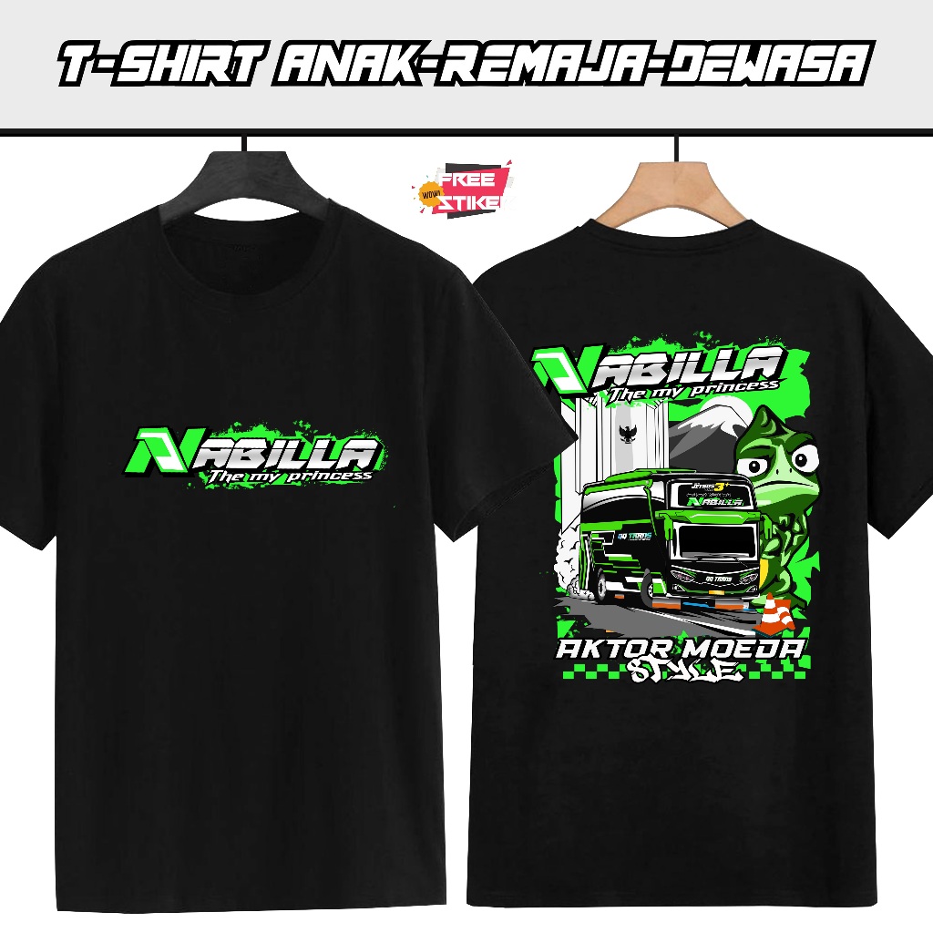 Jual Baju Bus NABILA QQ TRANS JB3 anak-dewasa free stiker /jetbus ...