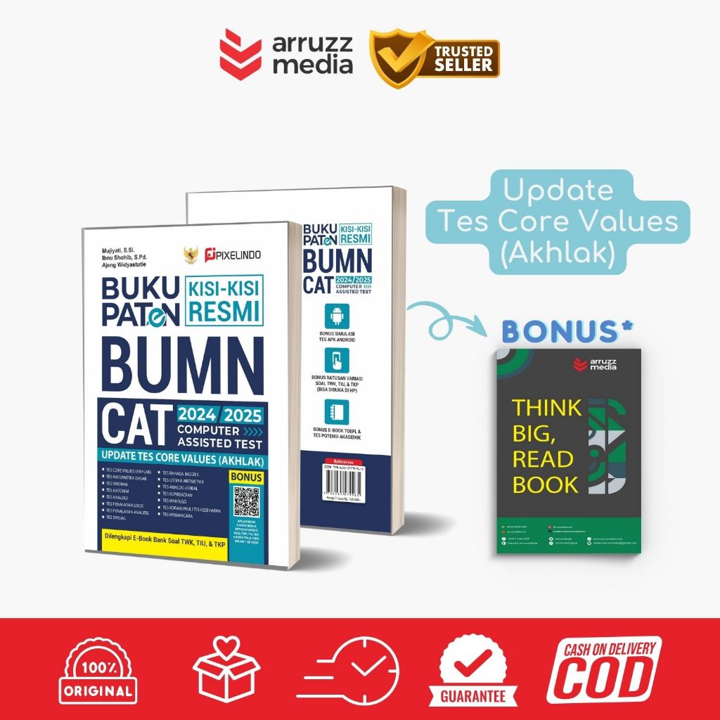 Jual Buku Paten Kisi-Kisi Resmi Tes BUMN 2024/2025 - Update Core Value ...