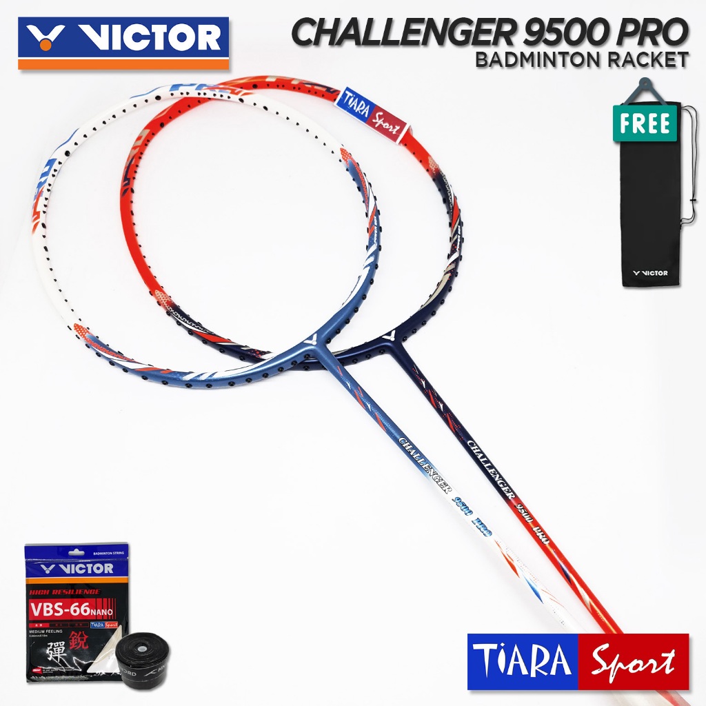 Jual Raket VICTOR Challenger 9500 Pro - 3U 4U G6 Freecore Badminton ...