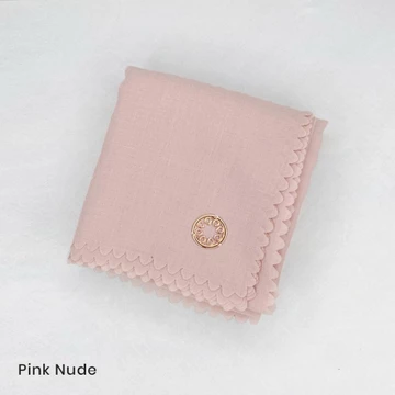 Orianara Kerudung Hijab Segiempat Lasercut Polos MIRACLE ARABIAN SCARF