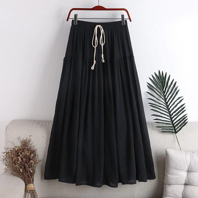Jual rok hitam KALIYA /Korean style //rok putih // BAWAHAN WANITA/ROK ...